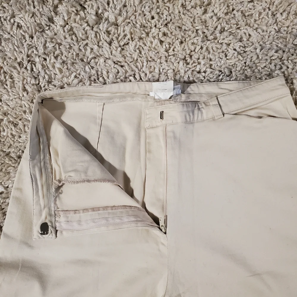 VINTAGE | Comme High waisted beige cream dress pants (Size 10) - Picture 3 of 8